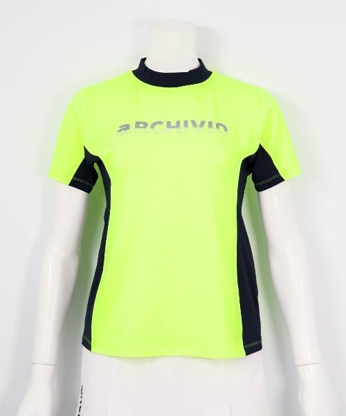 archivio(アルチビオ)の「<LADIES>UV速乾サイド配色プルオーバー(Tシャツ/カットソー・レディース・イエロー/ライトオレンジ系/ブラック/ホワイト・L/M/S)」の9枚目の写真