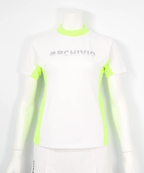 archivio(アルチビオ)の「<LADIES>UV速乾サイド配色プルオーバー(Tシャツ/カットソー・レディース・イエロー/ライトオレンジ系/ブラック/ホワイト・L/M/S)」の11枚目の写真