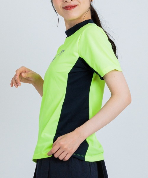 archivio(アルチビオ)の「<LADIES>UV速乾サイド配色プルオーバー(Tシャツ/カットソー・レディース・イエロー/ライトオレンジ系/ブラック/ホワイト・L/M/S)」の16枚目の写真