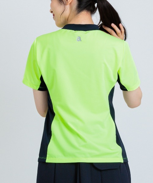 archivio(アルチビオ)の「<LADIES>UV速乾サイド配色プルオーバー(Tシャツ/カットソー・レディース・イエロー/ライトオレンジ系/ブラック/ホワイト・L/M/S)」の17枚目の写真