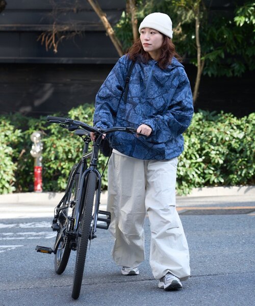 Franklin Climbing（フランクリンクライミング）の「【Franklin Climbing】撥水/ユニセックス/シティアクティブツリーカモアノラック（ナイロンジャケット・メンズ・ブラック/ネイビー・LARGE/MEDIUM）」の17枚目の写真