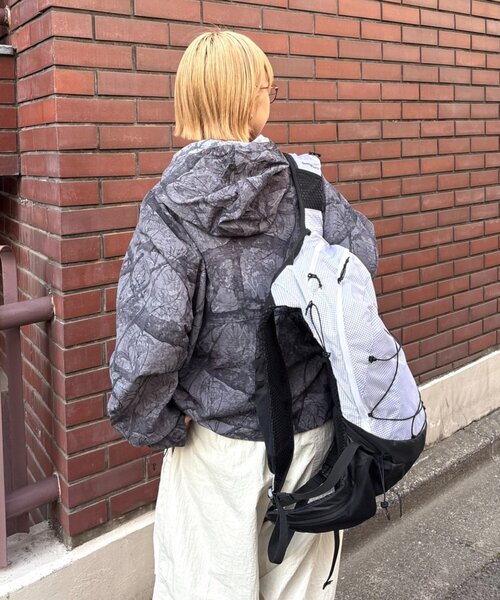 Franklin Climbing（フランクリンクライミング）の「【Franklin Climbing】撥水/ユニセックス/シティアクティブツリーカモアノラック（ナイロンジャケット・メンズ・ブラック/ネイビー・LARGE/MEDIUM）」の11枚目の写真