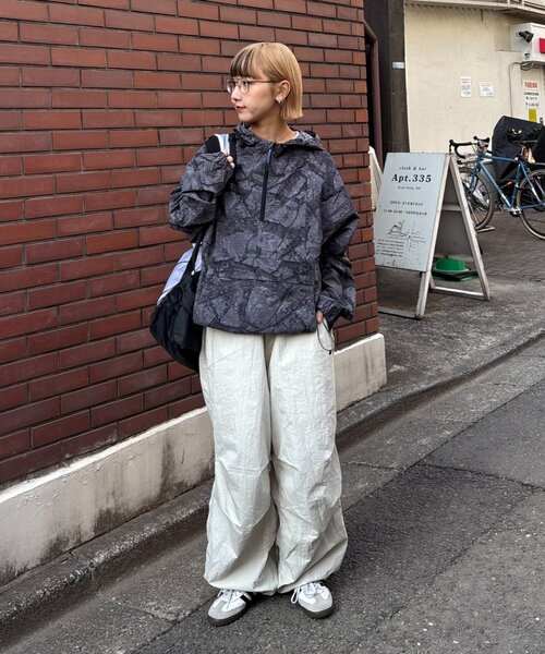 Franklin Climbing（フランクリンクライミング）の「【Franklin Climbing】撥水/ユニセックス/シティアクティブツリーカモアノラック（ナイロンジャケット・メンズ・ブラック/ネイビー・LARGE/MEDIUM）」の10枚目の写真