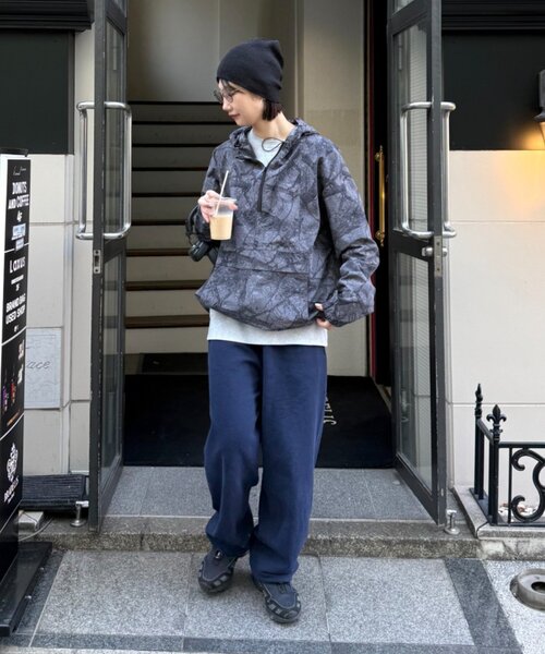 【Franklin Climbing】撥水/ユニセックス/ナイロンアノラック/シティアクティブツリーカモアノラック