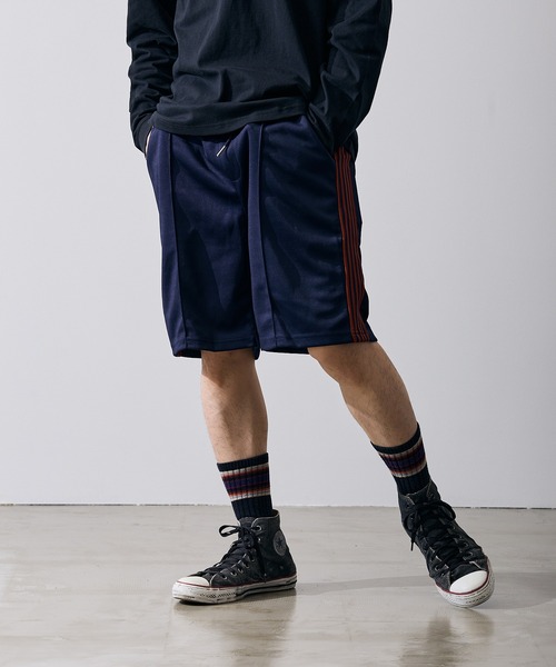 improves(インプローブス)の「ラインジャージ ハーフパンツ(その他パンツ・メンズ・ネイビー/ホワイト/ブラック・LARGE/MEDIUM/SMALL)」の3枚目の写真