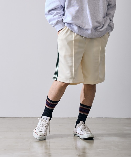 improves(インプローブス)の「ラインジャージ ハーフパンツ(その他パンツ・メンズ・ネイビー/ホワイト/ブラック・LARGE/MEDIUM/SMALL)」の4枚目の写真