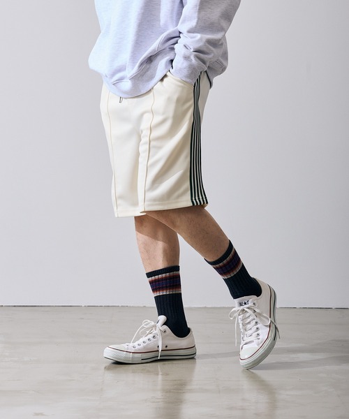 improves(インプローブス)の「ラインジャージ ハーフパンツ(その他パンツ・メンズ・ネイビー/ホワイト/ブラック・LARGE/MEDIUM/SMALL)」の5枚目の写真