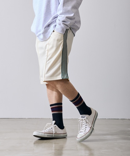 improves(インプローブス)の「ラインジャージ ハーフパンツ(その他パンツ・メンズ・ネイビー/ホワイト/ブラック・LARGE/MEDIUM/SMALL)」の7枚目の写真