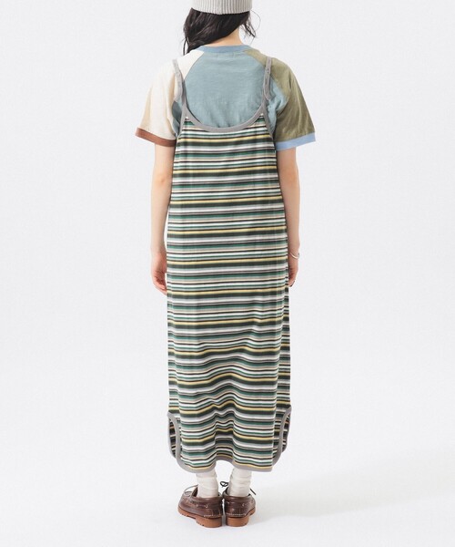 BEAMS BOY（ビームスボーイ）の「マルチボーダー ワンピース（ワンピース・レディース・オレンジ/ピンク/グリーン・ONE SIZE）」の19枚目の写真