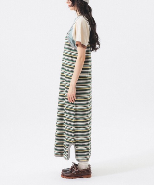 BEAMS BOY（ビームスボーイ）の「マルチボーダー ワンピース（ワンピース・レディース・オレンジ/ピンク/グリーン・ONE SIZE）」の21枚目の写真