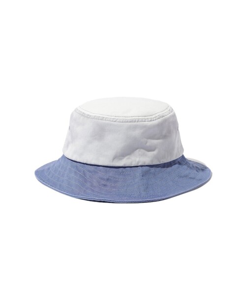BEAMS PLUS（ビームスプラス）の「Long bill Bucket Hat 62 Twill Pigment Gradation Print（ハット・メンズ・ブルー/イエロー/レッド・ONE SIZE）」の14枚目の写真