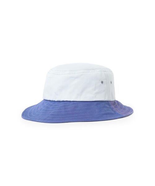BEAMS PLUS（ビームスプラス）の「Long bill Bucket Hat 62 Twill Pigment Gradation Print（ハット・メンズ・ブルー/イエロー/レッド・ONE SIZE）」の16枚目の写真