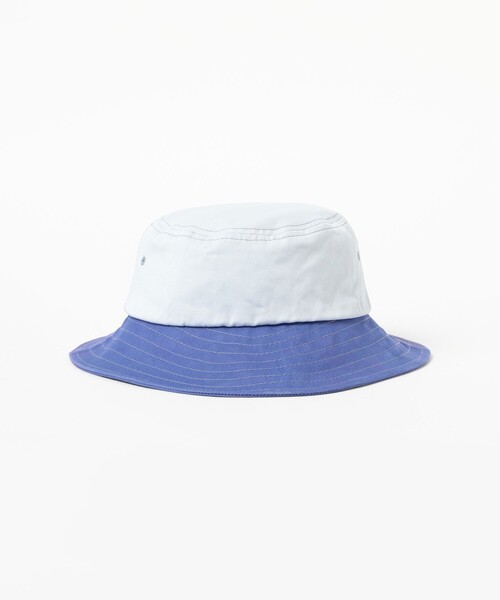 BEAMS PLUS（ビームスプラス）の「Long bill Bucket Hat 62 Twill Pigment Gradation Print（ハット・メンズ・ブルー/イエロー/レッド・ONE SIZE）」の17枚目の写真