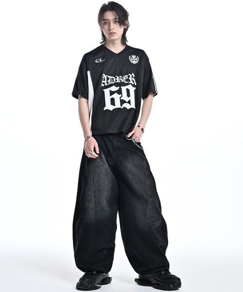 ADRER(アドラー)の「ADRER The Game T-shirt / アドラー ザ ゲーム Tシャツ(Tシャツ/カットソー・メンズ・ブラック/ホワイト・L/M/S/XS)」の5枚目の写真