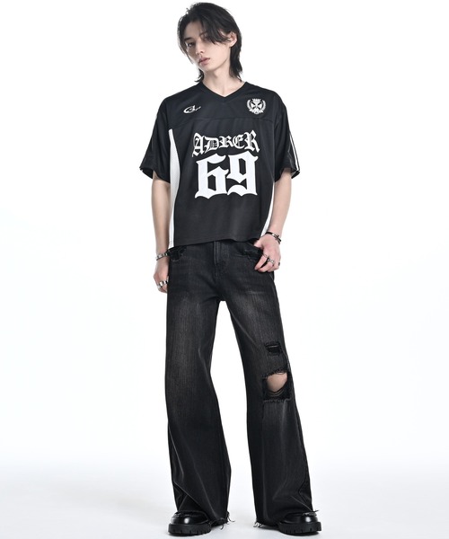 ADRER(アドラー)の「ADRER The Game T-shirt / アドラー ザ ゲーム Tシャツ(Tシャツ/カットソー・メンズ・ブラック/ホワイト・L/M/S/XS)」の12枚目の写真