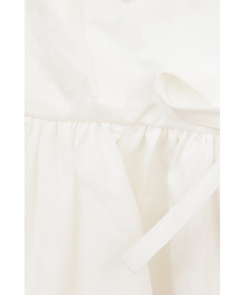SHORT PEPLUM RIBBON TOPS（シャツ/ブラウス）｜CLANE（クラネ）の