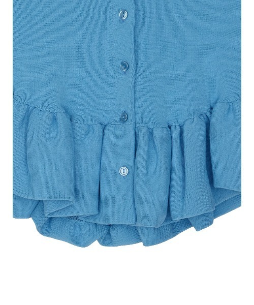COMPACT BALLOON PEPLUM KNIT CARDIGAN（カーディガン/ボレロ）｜Ameri