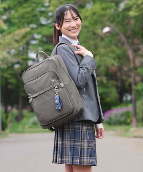 Jewelna Rose(ジュエルナローズ)の「【Jewelna Rose/ジュエルナローズ】 JBJ シスターズバッグ 25L スクールバッグ スクバ(バックパック/リュック・レディース・ブラック/グレー/ブラウン・FREE)」の2枚目の写真
