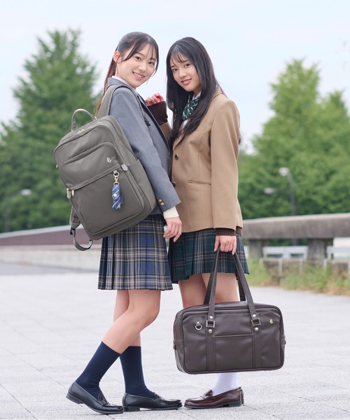 Jewelna Rose(ジュエルナローズ)の「【Jewelna Rose/ジュエルナローズ】 JBJ シスターズバッグ 25L スクールバッグ スクバ(バックパック/リュック・レディース・ブラック/グレー/ブラウン・FREE)」の4枚目の写真