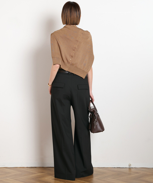 AP STUDIO（エーピーストゥディオ）の「Demure ノースリーブニット（ニット/セーター・レディース・ベージュ/キャメル/ブラック・FREE）」の21枚目の写真