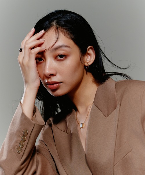 novice（ノーヴィス）の「【novice】Hinged Bicolor Square Hoop Pierce［Stainless］（ピアス（両耳用）・レディース・その他・FREE）」の5枚目の写真