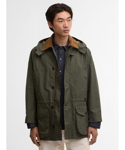 Barbour（バブアー）の「Enduranceカジュアルジャケット（テーラードジャケット・メンズ・グリーン/ネイビー・SMALL/X-SMALL/MEDIUM）」の2枚目の写真