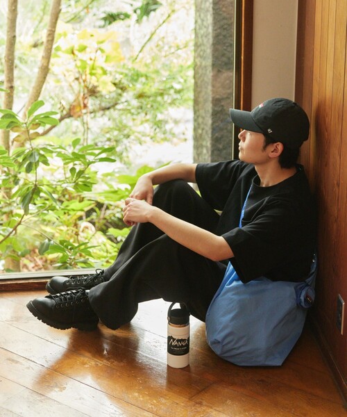 NANGA(ナンガ)の「NANGA × FREAK'S STORE/ナンガ × フリークスストア 別注 POCKETABLE SHOULDER BAG ポケッタブル ショルダーバッグ(ショルダーバッグ・メンズ・サックスブルー/ブラック/グレー/イエロー・ONE SIZE)」の17枚目の写真