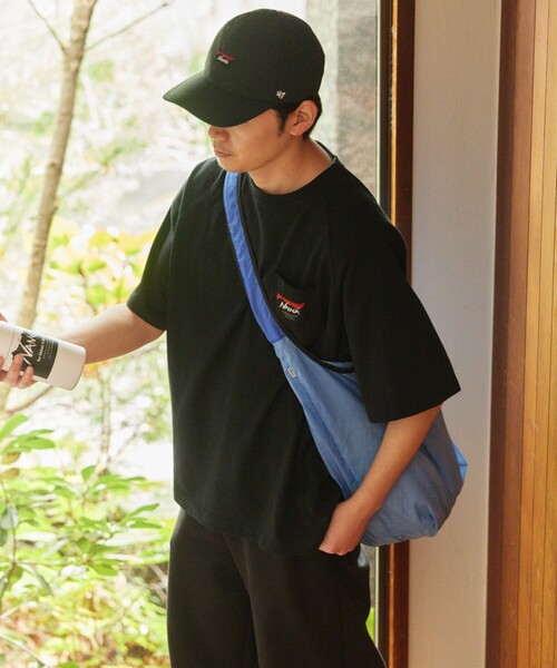 NANGA(ナンガ)の「NANGA × FREAK'S STORE/ナンガ × フリークスストア 別注 POCKETABLE SHOULDER BAG ポケッタブル ショルダーバッグ(ショルダーバッグ・メンズ・サックスブルー/ブラック/グレー/イエロー・ONE SIZE)」の20枚目の写真