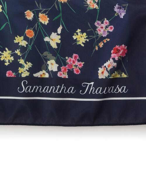 Samantha Thavasa(サマンサタバサ)の「フラワーモチーフ スカーフ(ストール/ショール・レディース・ピンクベージュ/ライトグレー/ネイビー・FREE)」の8枚目の写真