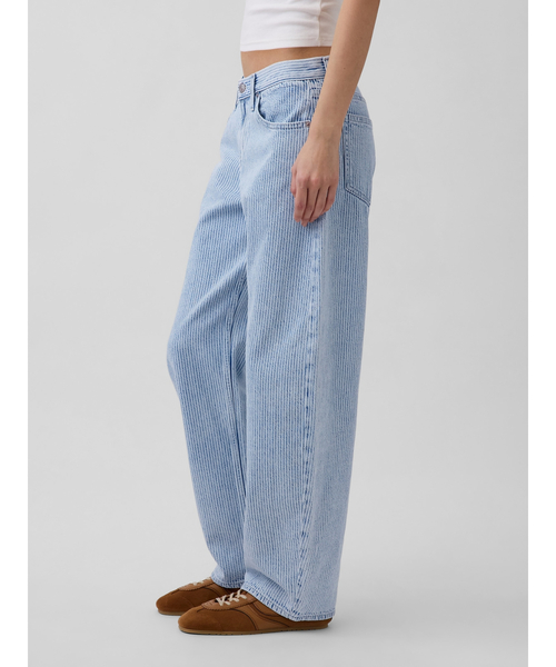 GAP(ギャップ)の「ローライズ ウルトラソフト バレルデニム(デニムパンツ・レディース・ブルー・29/27/30/28/26/23/24/25)」の10枚目の写真