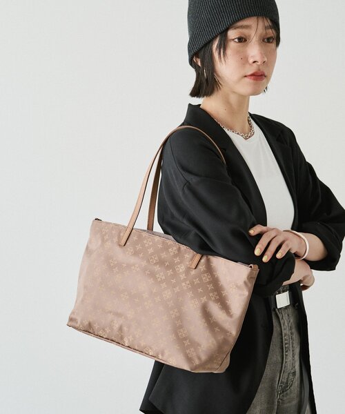 russet（ラシット）の「ナイロンジャガードセパレートトート（トートバッグ・レディース・ブラウン系その他/キナリ/モカ・FREE）」の3枚目の写真