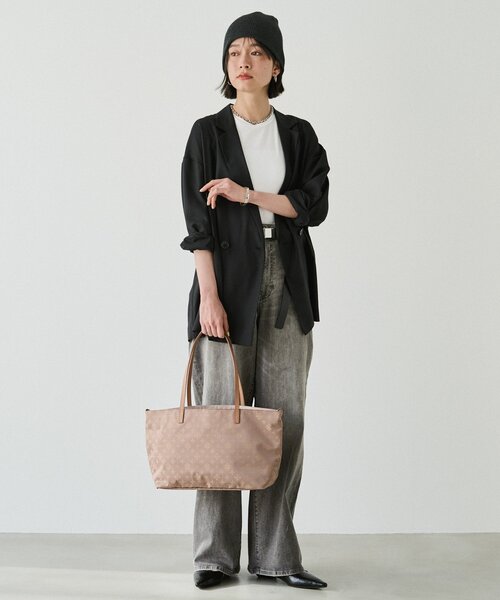 russet（ラシット）の「ナイロンジャガードセパレートトート（トートバッグ・レディース・ブラウン系その他/キナリ/モカ・FREE）」の17枚目の写真