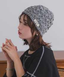 polcadot | かぎ編み メランジビーニー(ニットキャップ/ビーニー)