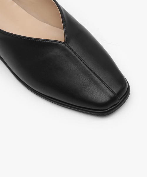 SAPPUN（サプン）の「Kindler スクエア フラットシューズ (1cm)（バレエシューズ・レディース・ホワイト/ブラック/ベージュ/ピンク/ブラウン・22.5cm/23.5cm/23cm/24.5cm/24cm/25.5cm/25cm）」の8枚目の写真