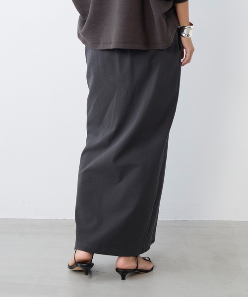 MICA&DEAL(マイカ&ディール)の「コットンチノタイトスカート〈2サイズ展開〉(スカート・レディース・グレー/ベージュ・36/38)」の17枚目の写真