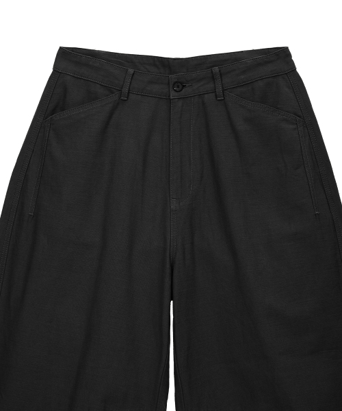 INTEMPOMOOD(インテンポムード)の「ソーホー ワイド コットンパンツ_ブラック(その他パンツ・メンズ・ブラック・MEDIUM/LARGE/X-LARGE)」の14枚目の写真