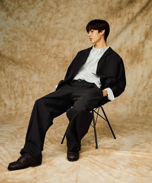 niko and...(ニコアンド)の「【ANDSEWN (アンドソーン)】ビンテージノーフォークジャケット(その他アウター・メンズ・チャコール/キャメル・LARGE/MEDIUM)」の10枚目の写真