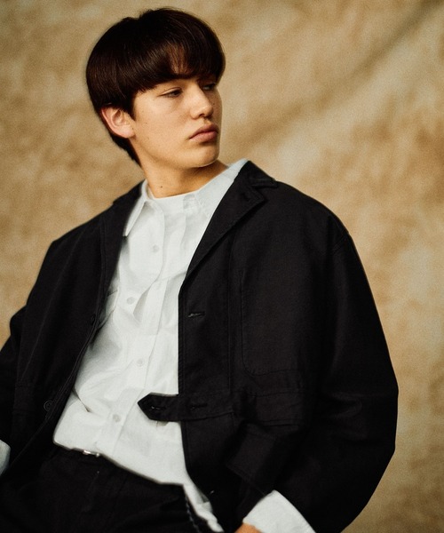 niko and...(ニコアンド)の「【ANDSEWN (アンドソーン)】ビンテージノーフォークジャケット(その他アウター・メンズ・チャコール/キャメル・LARGE/MEDIUM)」の15枚目の写真