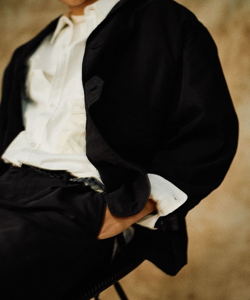 niko and...(ニコアンド)の「【ANDSEWN (アンドソーン)】ビンテージノーフォークジャケット(その他アウター・メンズ・チャコール/キャメル・LARGE/MEDIUM)」の17枚目の写真