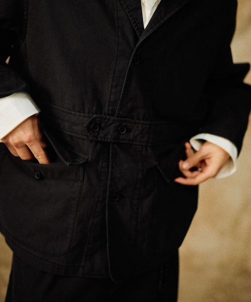 niko and...(ニコアンド)の「【ANDSEWN (アンドソーン)】ビンテージノーフォークジャケット(その他アウター・メンズ・チャコール/キャメル・LARGE/MEDIUM)」の22枚目の写真