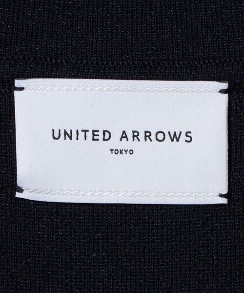 UNITED ARROWS（ユナイテッドアローズ）の「ジャケットライク ニットカーディガン ‐ウォッシャブル‐（カーディガン/ボレロ・レディース・ネイビー/オフホワイト/イエロー・FREE）」の14枚目の写真