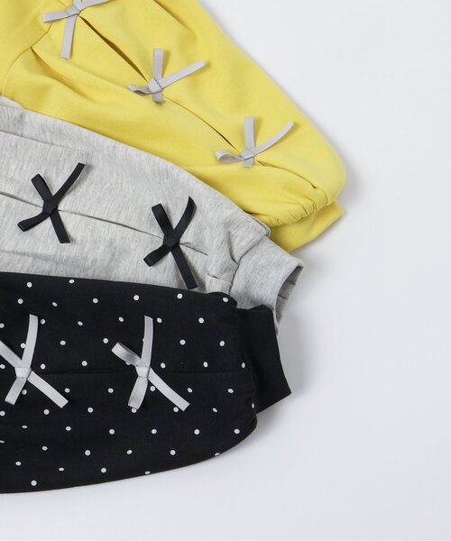 apres les cours(アプレレクール)の「袖リボンワンピース(ワンピース・キッズ・グレー/ブラック/イエロー・80/90/100/110/120/130/140)」の15枚目の写真