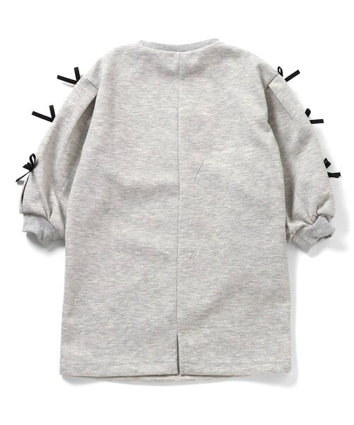 apres les cours(アプレレクール)の「袖リボンワンピース(ワンピース・キッズ・グレー/ブラック/イエロー・80/90/100/110/120/130/140)」の10枚目の写真