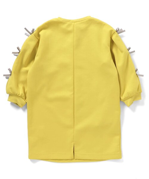 apres les cours(アプレレクール)の「袖リボンワンピース(ワンピース・キッズ・グレー/ブラック/イエロー・80/90/100/110/120/130/140)」の9枚目の写真