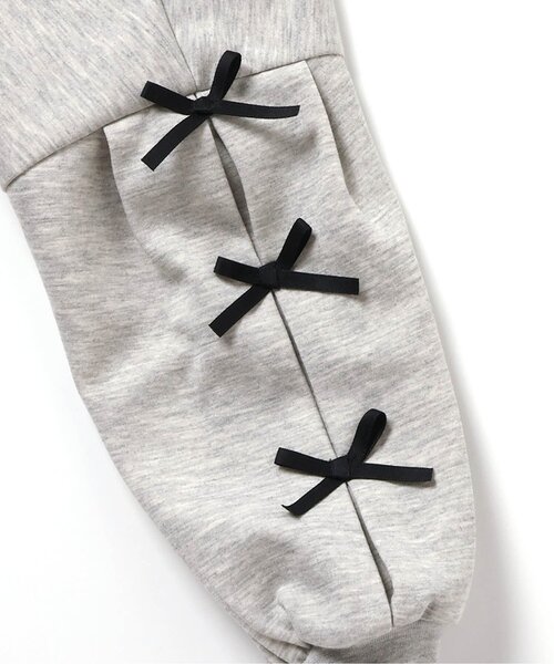 apres les cours(アプレレクール)の「袖リボンワンピース(ワンピース・キッズ・グレー/ブラック/イエロー・80/90/100/110/120/130/140)」の7枚目の写真