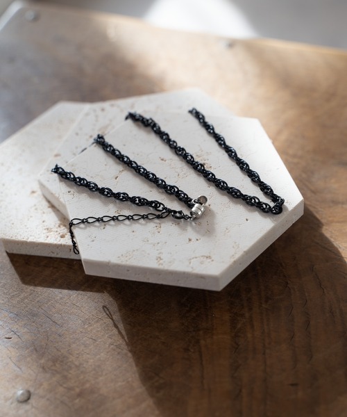 SPIRAL CHAIN MAG NECKLACE スパイラルチェーンマグネットネックレス