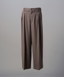 MAISON SPECIAL（メゾンスペシャル）の「《UNISEX》Clear Trichotine Two-tuck Prime-Wide Slacks クリアトリコチンプライムワイドツータックスラックス【MAISON SPECIAL メゾンスペシャル】■セットアップ対応■（スラックス）」