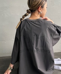 Manhattan Portage（マンハッタンポーテージ）の「【WEB先行予約】[MANHATTAN PORTAGE マンハッタンポーテージ] 別注 4WAYストレッチ バックプリントTシャツ（Tシャツ/カットソー）」
