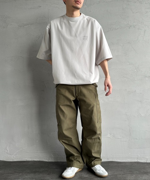 Manhattan Portage（マンハッタンポーテージ）の「【WEB先行予約】[MANHATTAN PORTAGE/マンハッタンポーテージ] 別注 4WAYストレッチ バックプリントTシャツ（Tシャツ/カットソー・レディース・ライトグレー/チャコール/ブラック・XL/L/M）」の19枚目の写真