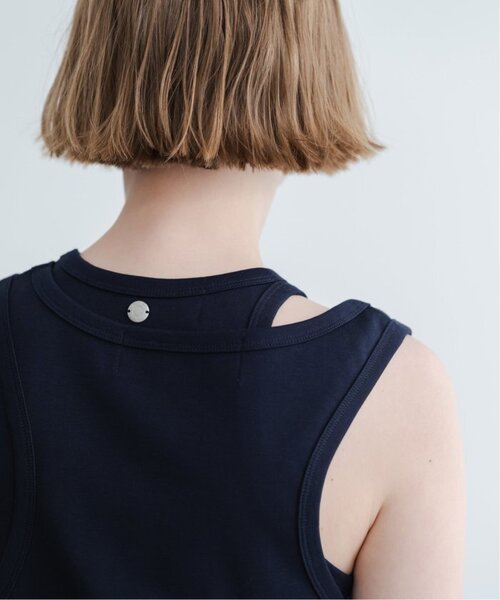 CALMER(カルメール)の「《追加》Layering タンク(タンクトップ・レディース・キャメル/ネイビー・FREE)」の3枚目の写真